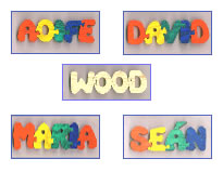Names in wood
