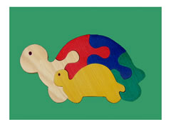 Tortoise with baby tortoise